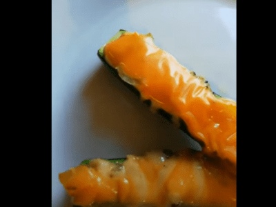 Baked Baby Marrow / Courgette