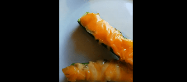 Baked Baby Marrow / Courgette