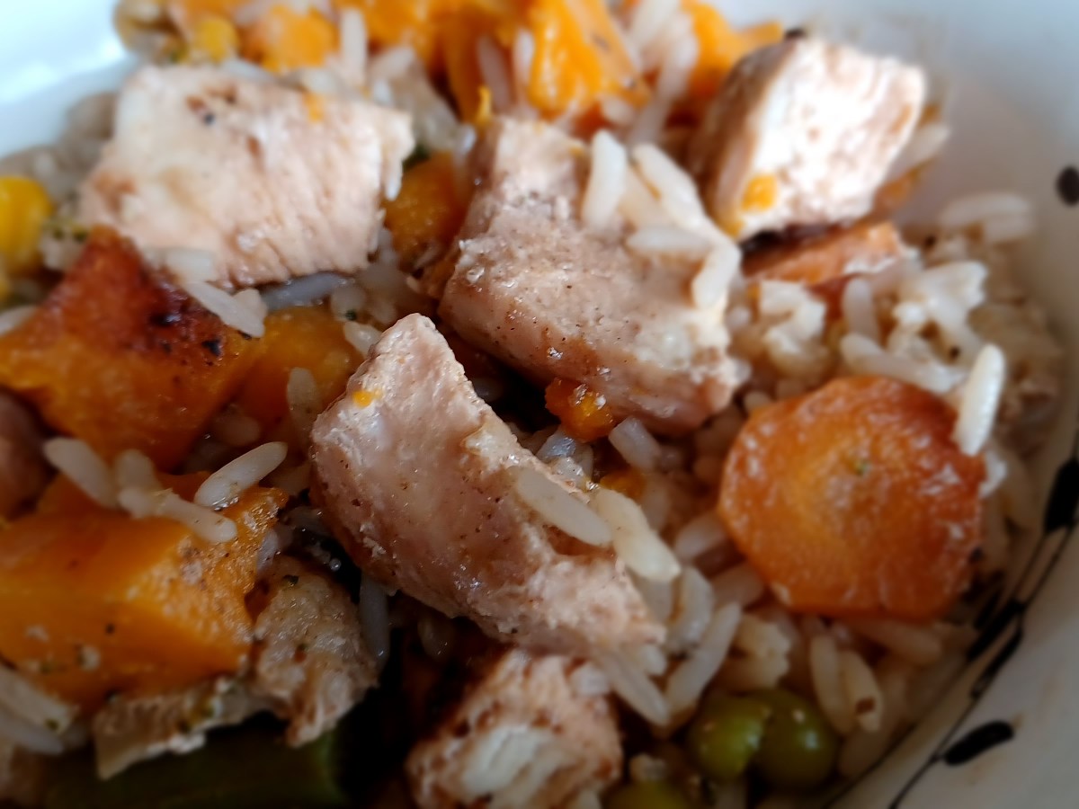 35 minute Microwave meal – Delicious Chicken & Rice recipe!!