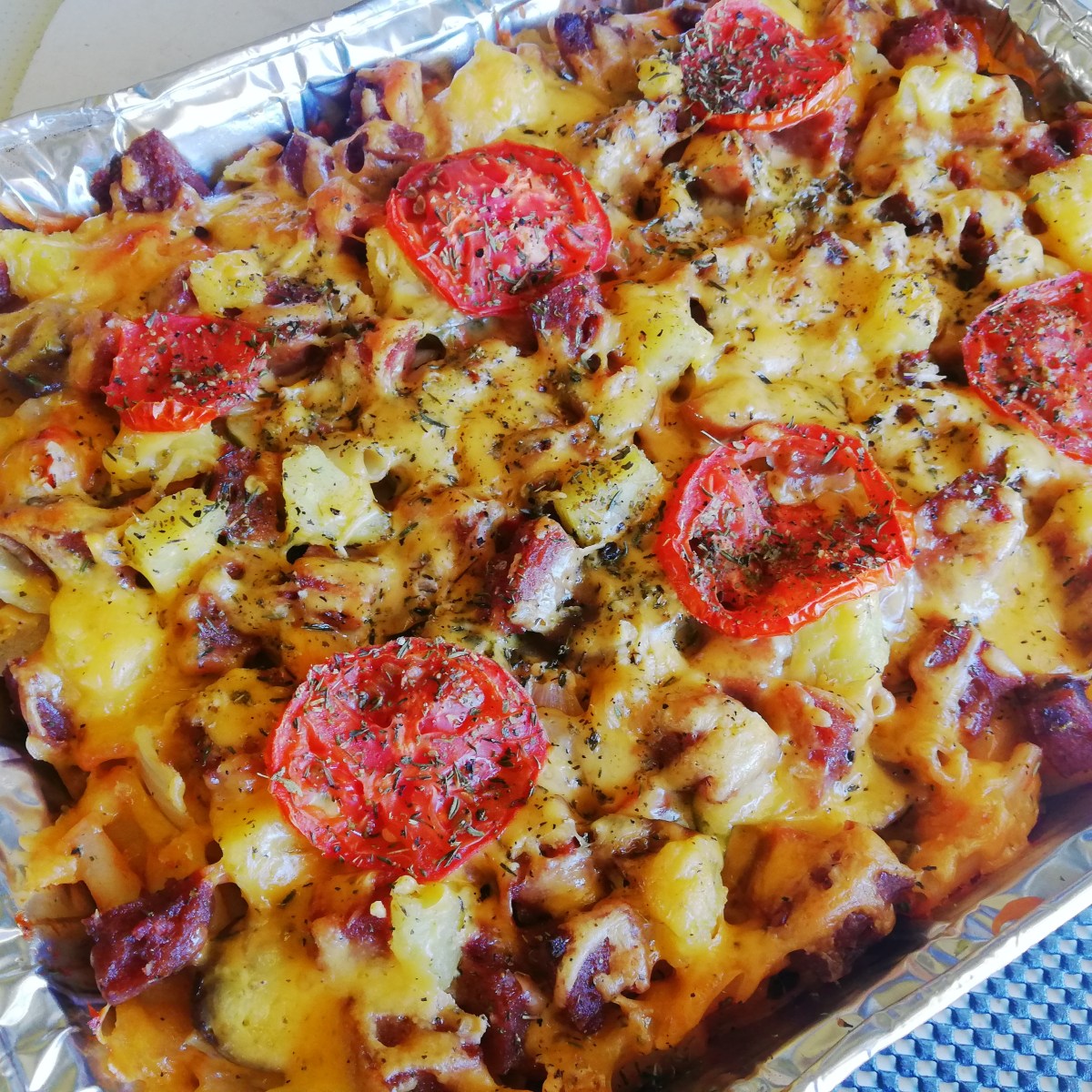 Hawaiian Pizza Pasta