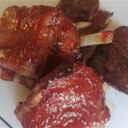 Sticky Lamb Rib bites: