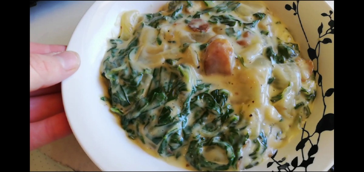 Creamy Spinach and Mushroom