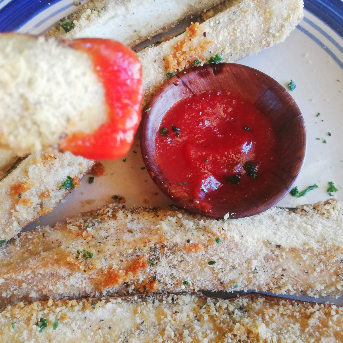 Crumbed Sweet Potato fries