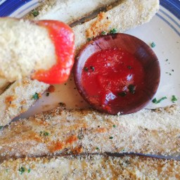 Crumbed Sweet Potato fries
