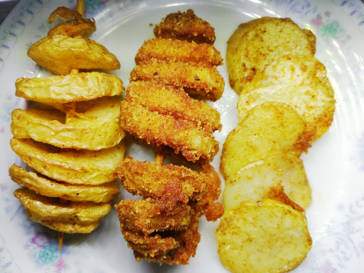 Potato Skewers/ Twisters – 3 ways!!