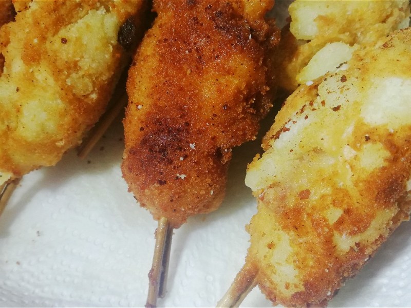 Mini homemade Corndog recipe