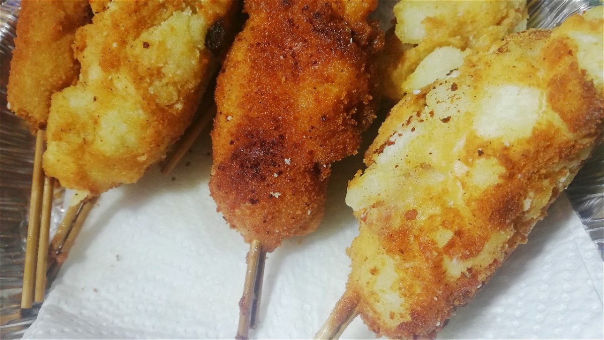 Mini homemade Corndog recipe