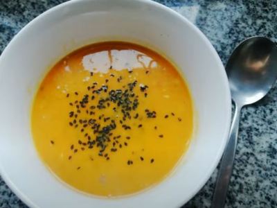 Sweet Potato and Carrot soup