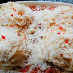 Creative way to use up your leftover spaghetti and mince