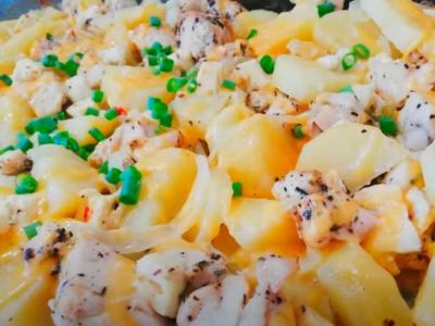 Baked Chicken and Potato casserole